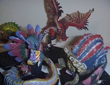モンスターハンター　リオレウス　アカムトルム　ディアブロス　フィギュア モンスターハンター リオレウス アカムトルム ディアブロス